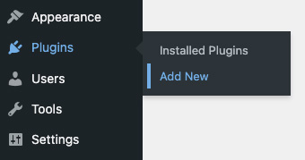 Plugins -> Add New -> Blockons