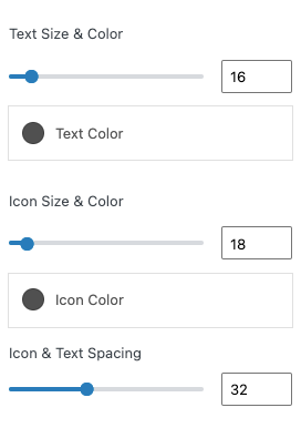 Edit item level settings