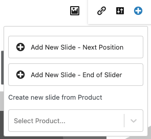 Add WooCommerce products as slides