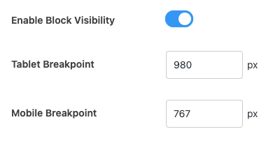 Blockons - Per block visibility settings