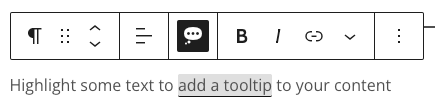Blockons - Edit an existing tooltip