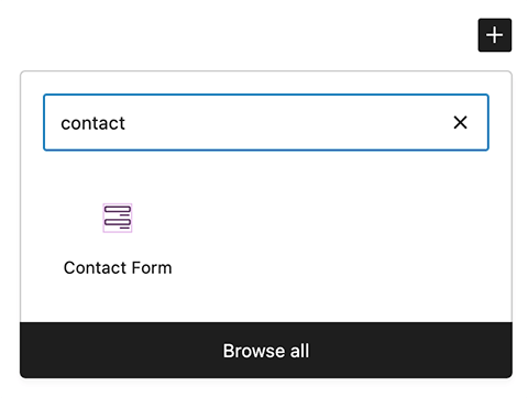 Contact Form block for WordPress - Blockons