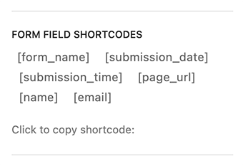 Contact Form Shortcodes - Email Form - Blockons