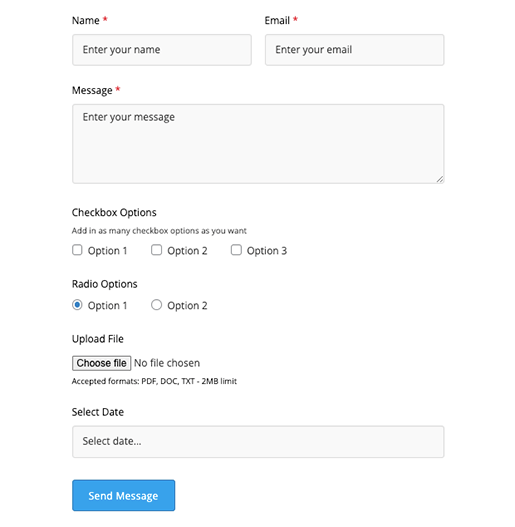 Blockons - Advanced contact form for the WordPress core editor